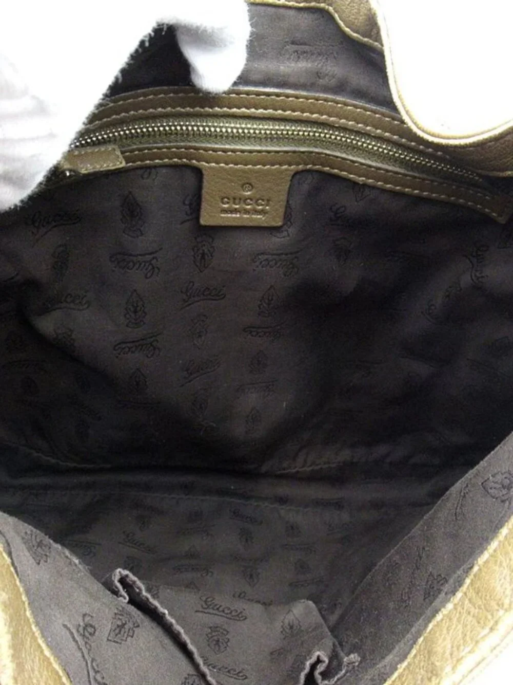 Gucci New Jackie 2-Way Shoulder Bag Leather Brown - Picture 7 of 8